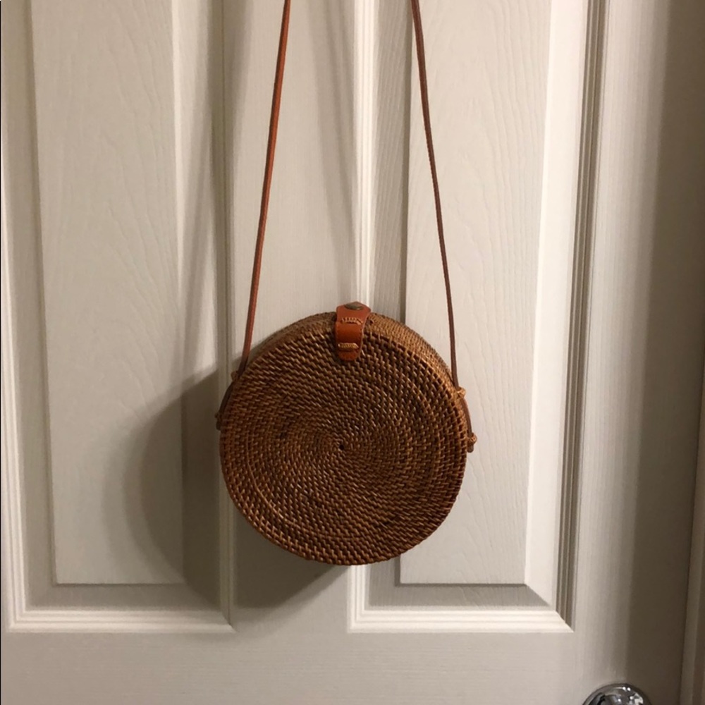 Rattan Circle Purse